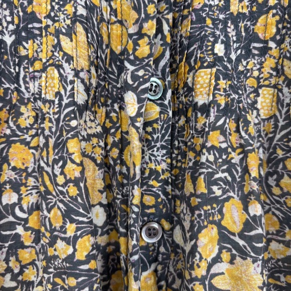 Isabel Marant Etoile Silk Blend Floral Long Sleeve Maxi Dress US 10 *FLAWED - Picture 11 of 16